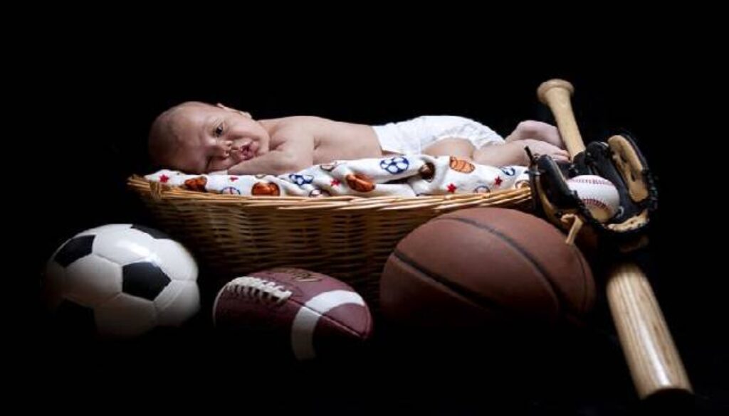 SPORT BABY BOY PHOTO IDEAS