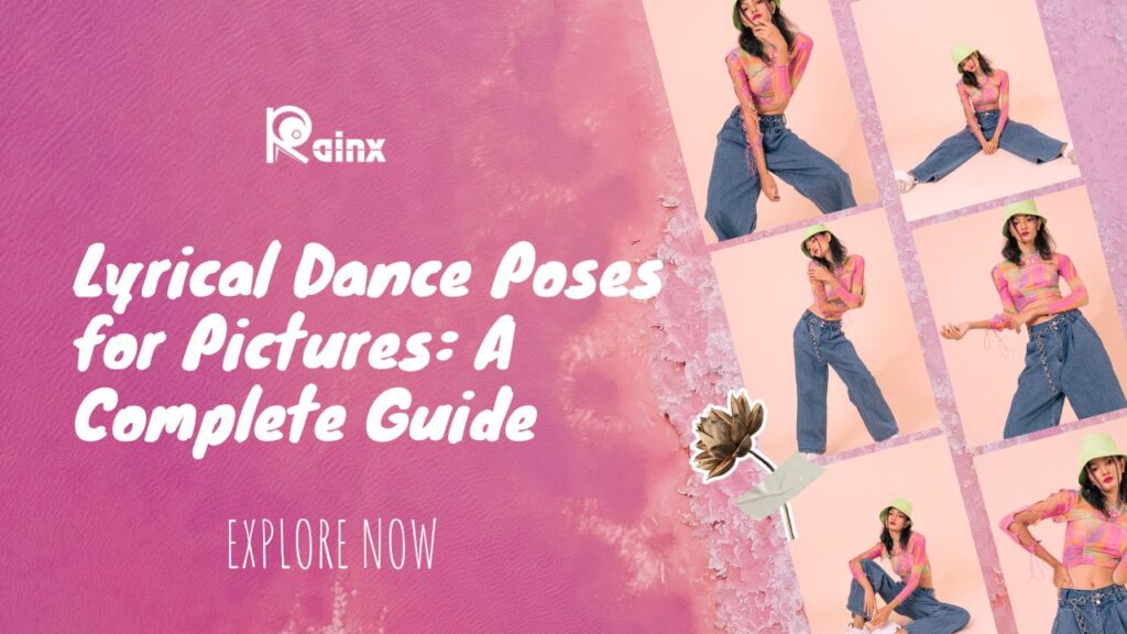 Lyrical dance poses for pictures