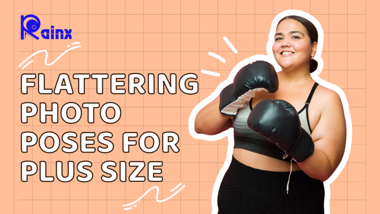 Flattering photo poses for plus size