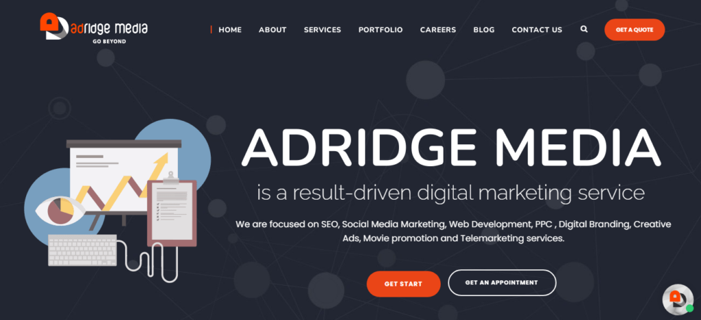 Adridge Media - One of the highly-rated seo companies in Trivandrum