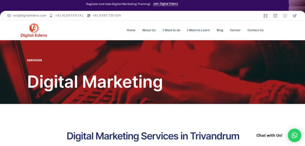 Digital Edenz - One of the top seo agencies in Tivandum