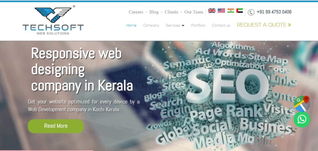 Techsoft Web - One of the top web design companies in Kerala