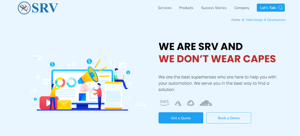 SRV Infotech - One of the best web design companies in kerala