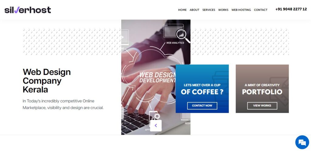 Silverhost - One of the top web design companies in kerala