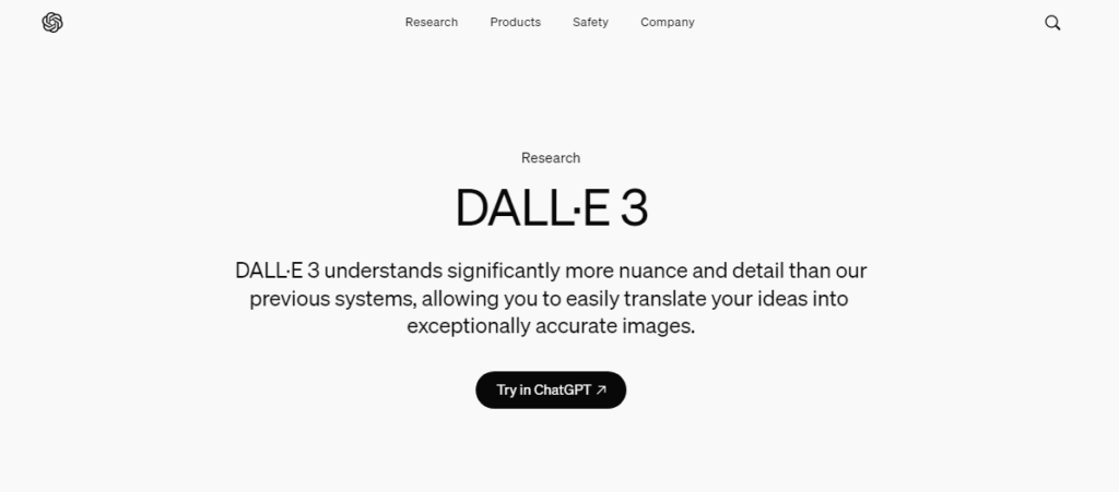 DALL.E 3 - best ai tools for image generation