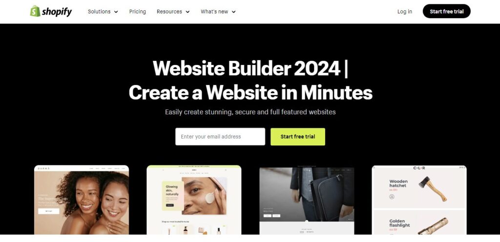 Shopify - Best AI website builder