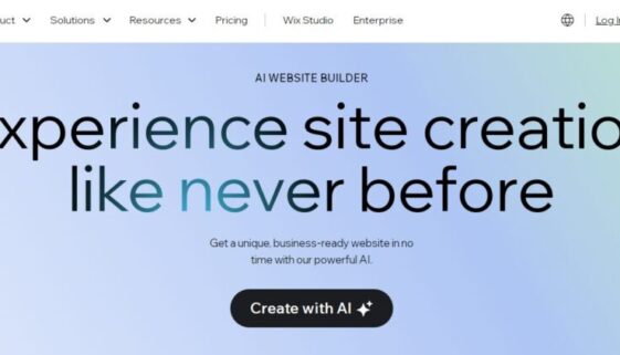 Wix - best AI website builders