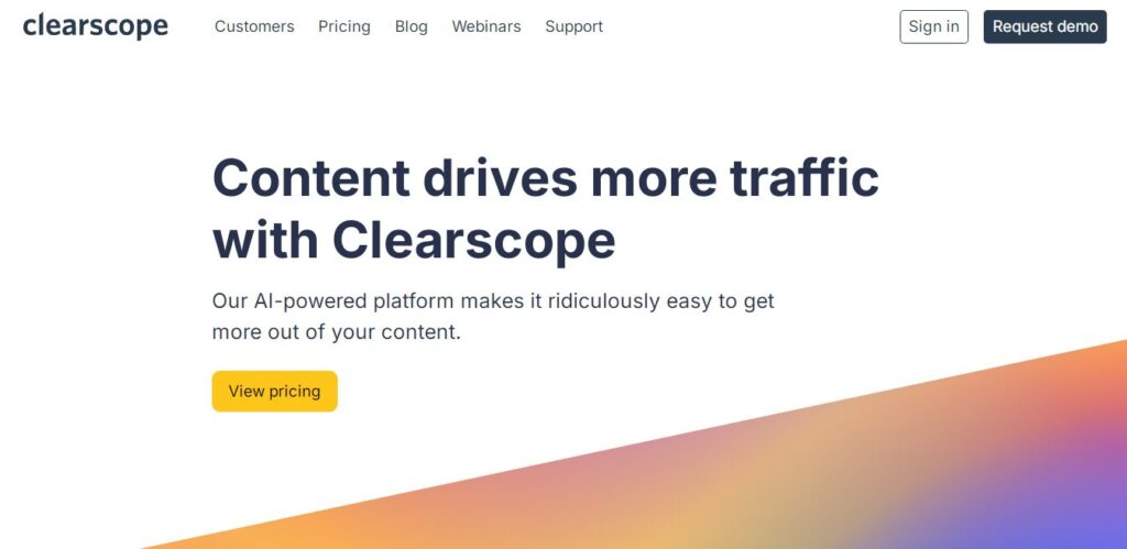 Clearscope - best on-page seo tools